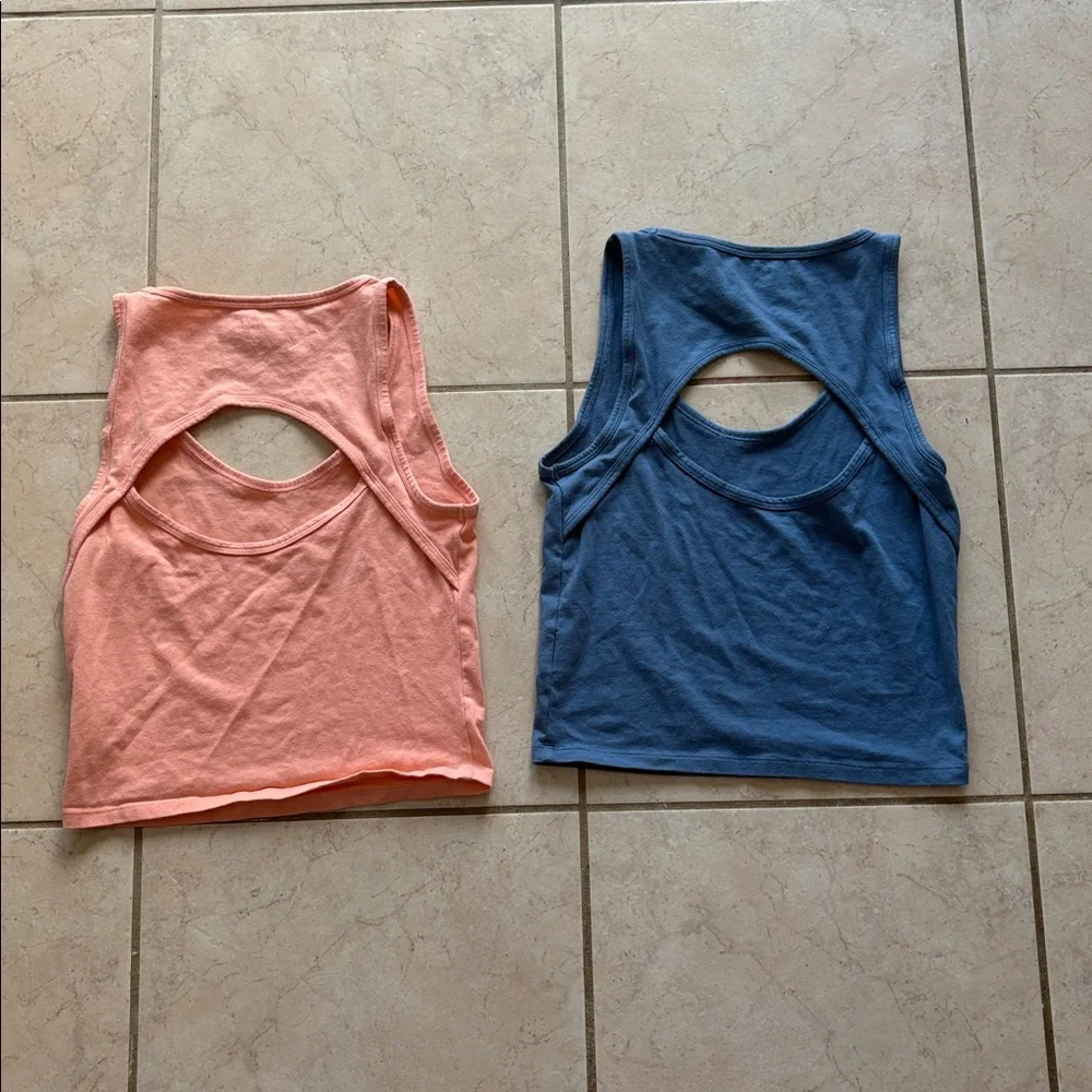 American Eagle Open Back Tank Tops - Picture 2 of 4